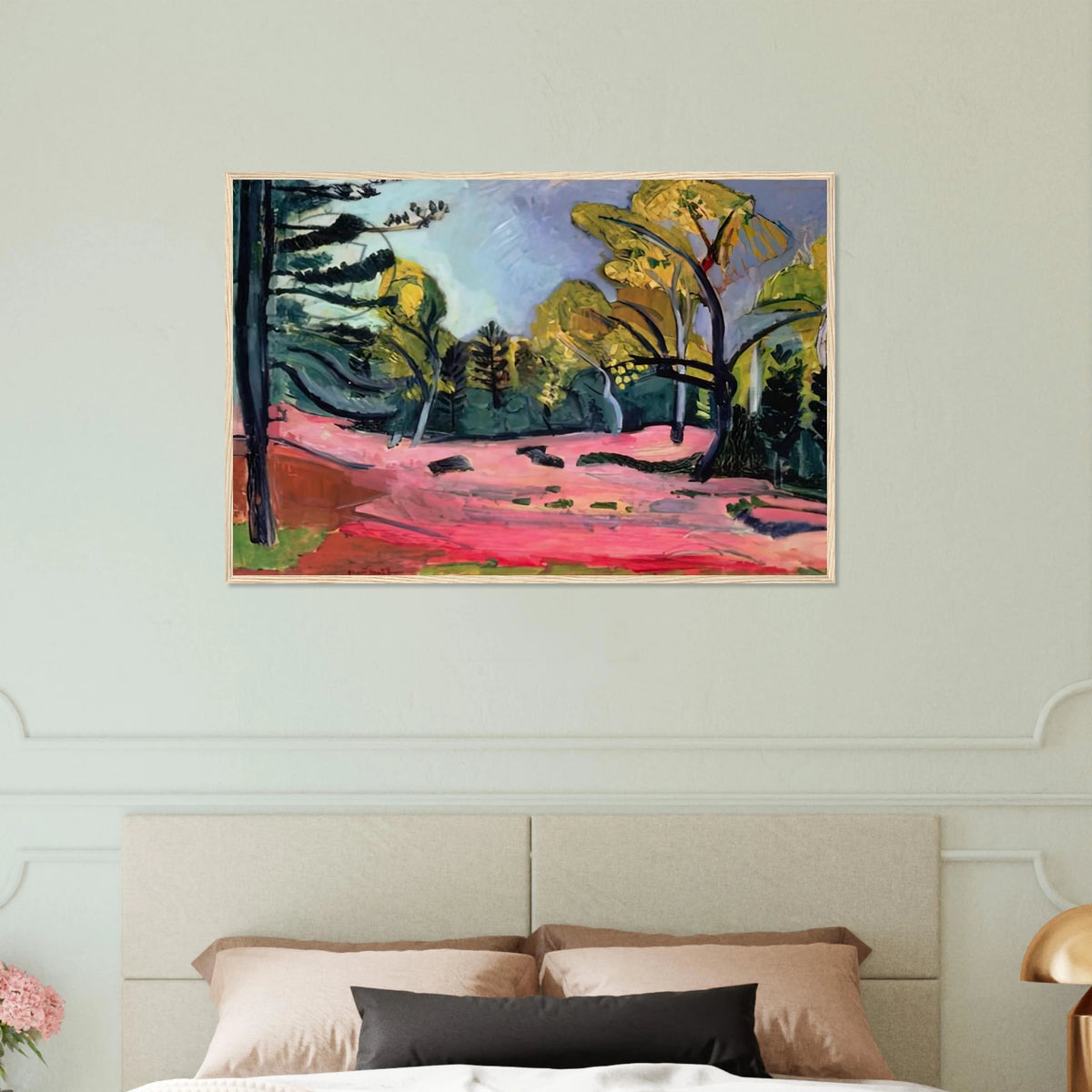 LANDSCAPE 1909 Framed Poster | Henri Matisse Framed Prints Wall Art | Henri Matisse Print