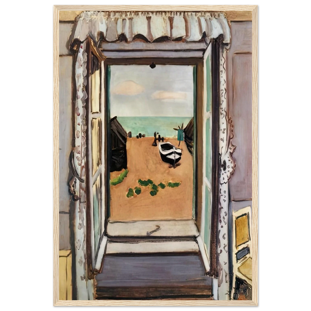 OPEN WINDOW ETRETAT 1920 Framed Poster | Henri Matisse Framed Prints Wall Art | Henri Matisse Print