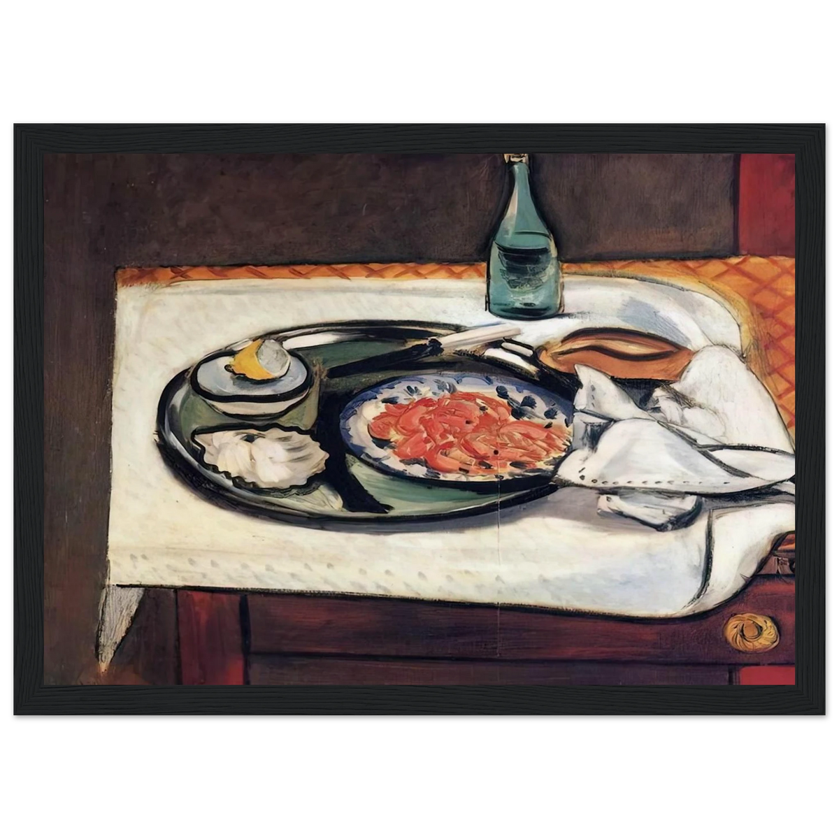PINK SHRIMP 1921 Framed Poster | Henri Matisse Framed Prints Wall Art | Henri Matisse Print
