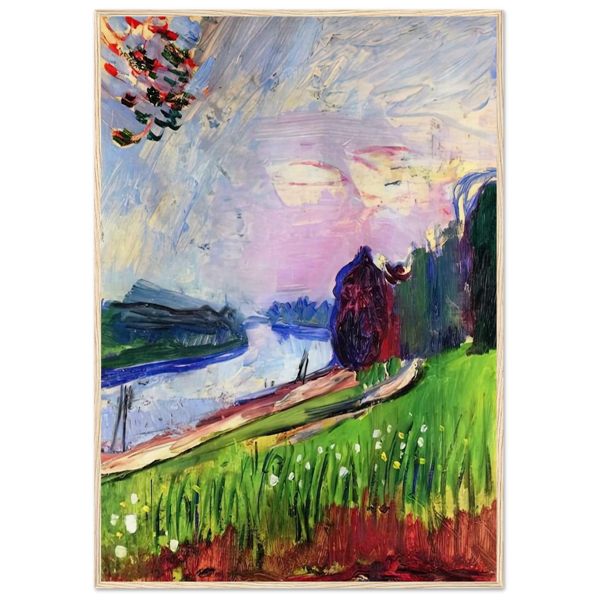 COPSE OF THE BANKS OF THE GARONNE 1900 Framed Poster | Henri Matisse Framed Prints Wall Art | Henri Matisse Print