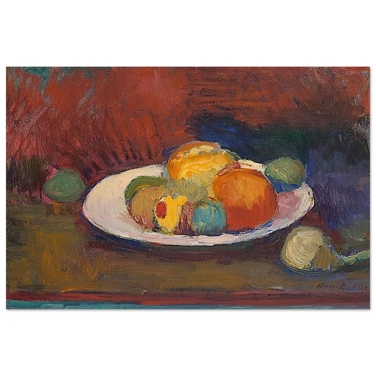 ASSIETTE DE FRUITS FRUIT DISH 1902 Poster | Henri Matisse Poster | Henri Matisse Print