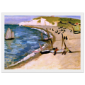 AHT AMONT CLIFFS AT ETRETAT 1921 Framed Poster | Henri Matisse Framed Prints Wall Art | Henri Matisse Print