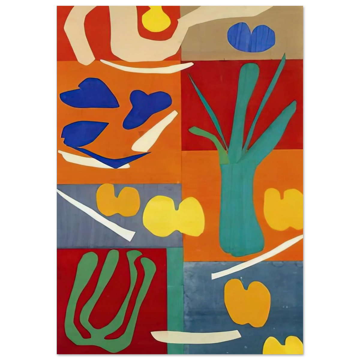 VEGETABLES 1952 Poster | Henri Matisse Poster | Henri Matisse Print