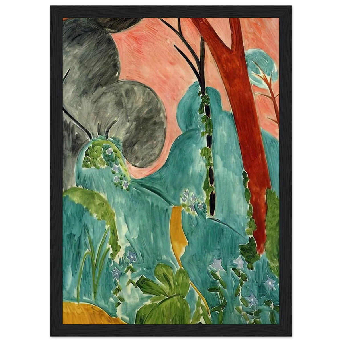 MORACCAN GARDEN 1912 Framed Poster | Henri Matisse Framed Prints Wall Art | Henri Matisse Print