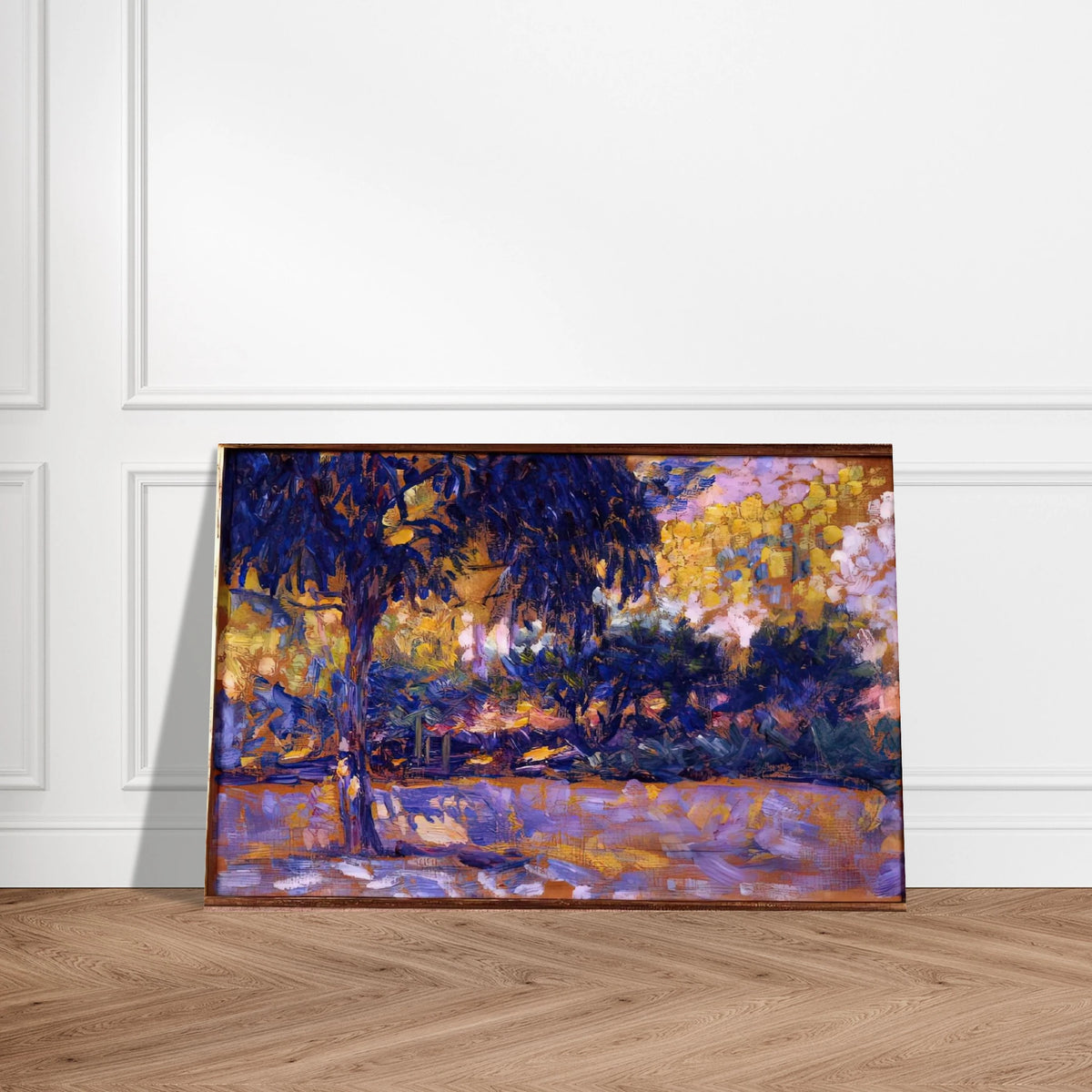 LANDSCAPE WITH EUCALYPTUS TREES AND RIVER TREES IN FRONT OF A RIVER 1908 Poster | Henri Matisse Poster | Henri Matisse Print