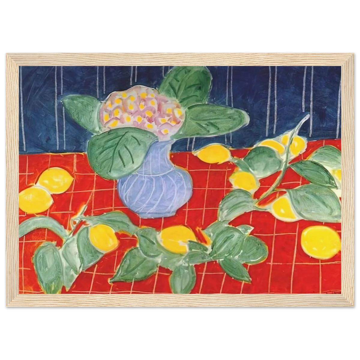 LEMONS AND SAXIFRAGES 1943 Framed Poster | Henri Matisse Framed Prints Wall Art | Henri Matisse Print