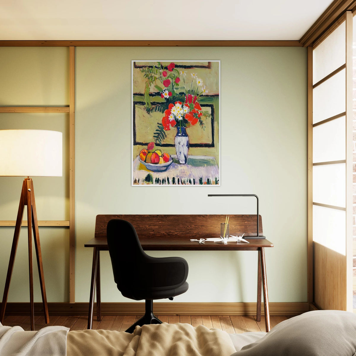 FLOWERS AND FRUIT 1909 Framed Poster | Henri Matisse Framed Prints Wall Art | Henri Matisse Print