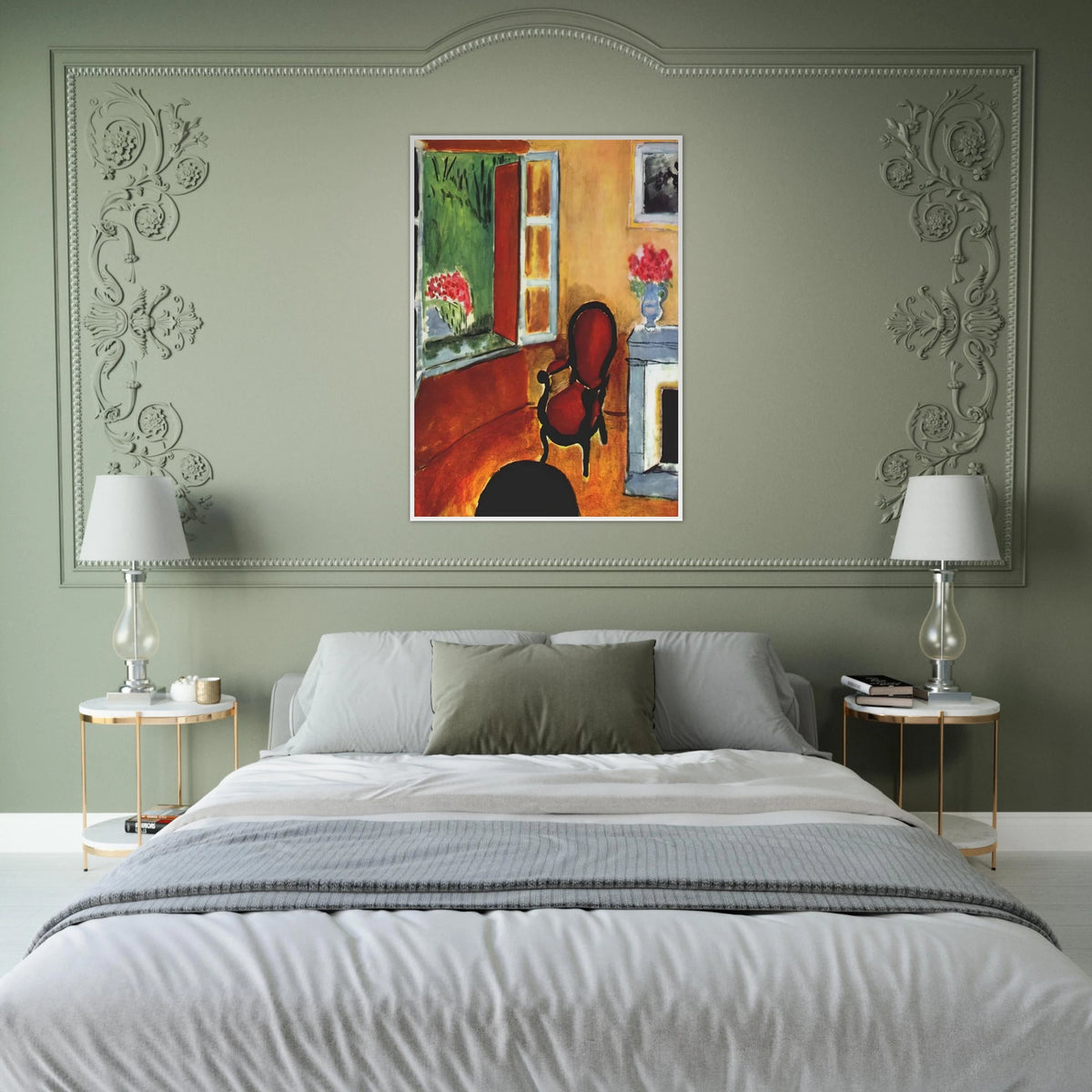 INTERIOR 1940 Framed Poster | Henri Matisse Framed Prints Wall Art | Henri Matisse Print