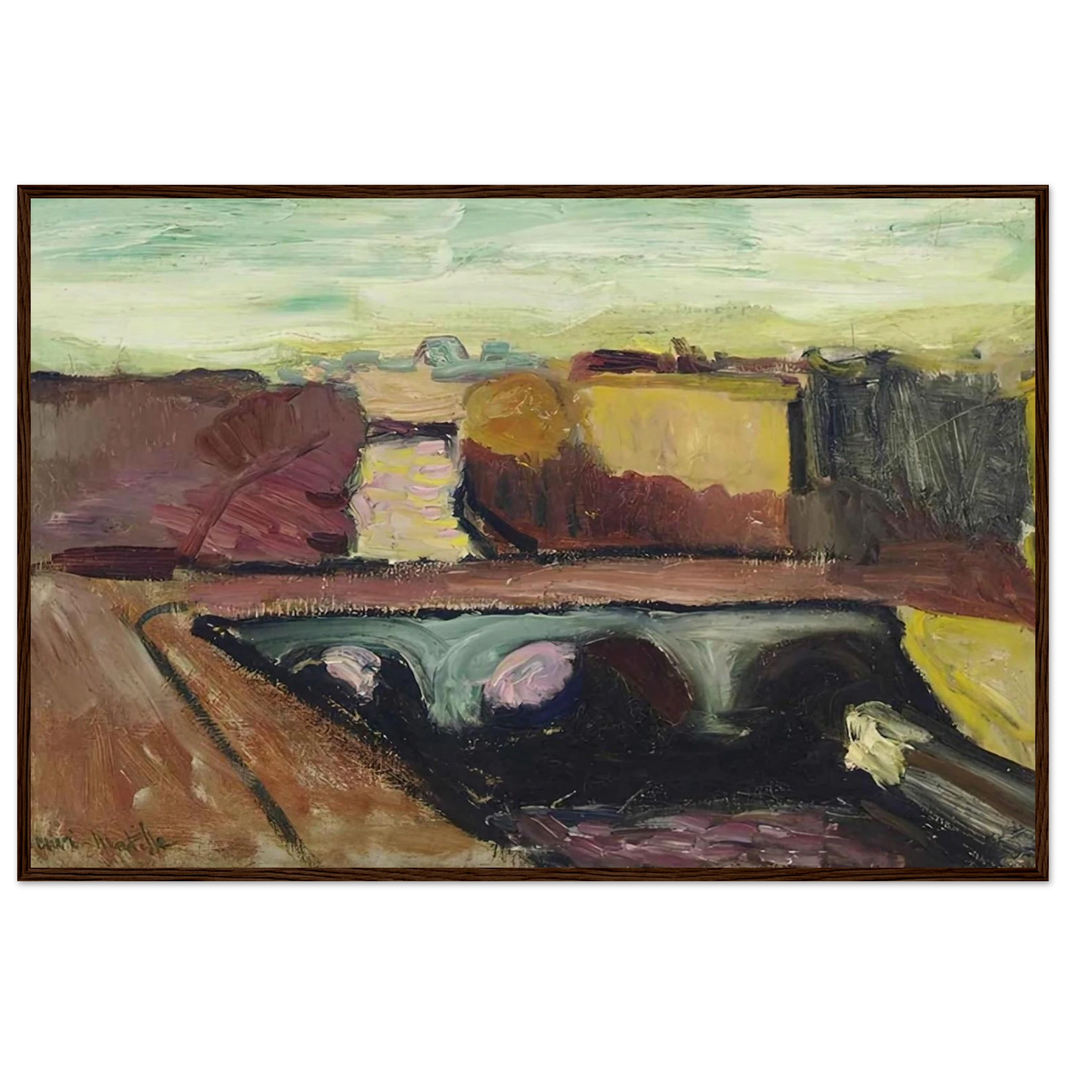 VUE DE LA SEINE LE PONT SAINT MICHEL 1904 Framed Poster | Henri Matisse Framed Prints Wall Art | Henri Matisse Print