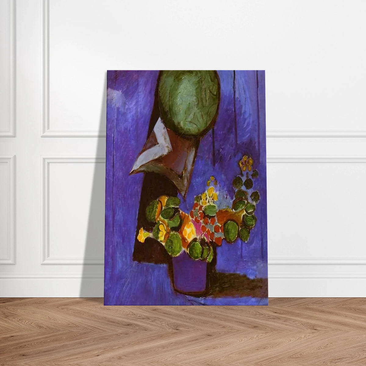 FLOWERS AND CERAMIC PLATE Canvas | Henri Matisse Canvas | Henri Matisse Print
