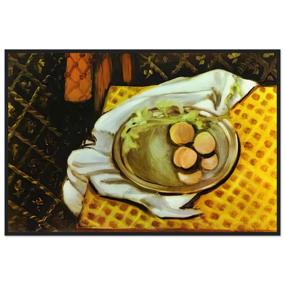 PEACHES 1920 Framed Poster | Henri Matisse Framed Prints Wall Art | Henri Matisse Print