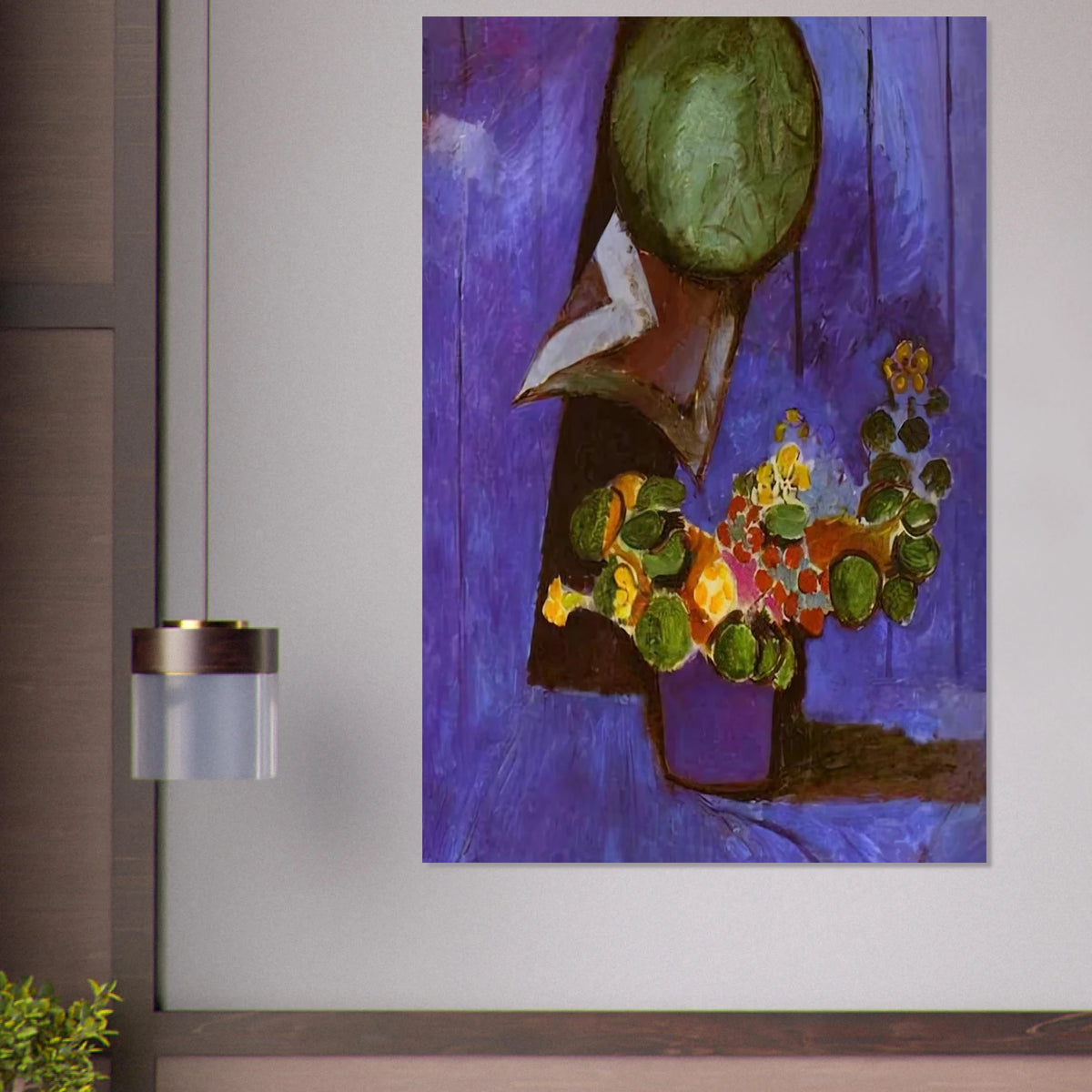 FLOWERS AND CERAMIC PLATE Poster | Henri Matisse Poster | Henri Matisse Print