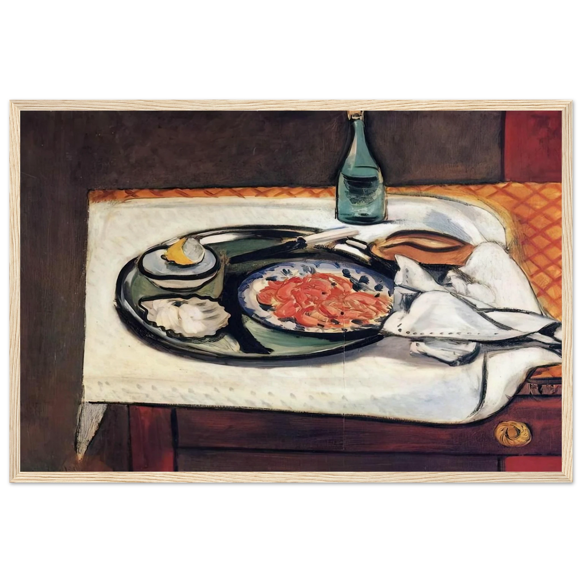 PINK SHRIMP 1921 Framed Poster | Henri Matisse Framed Prints Wall Art | Henri Matisse Print