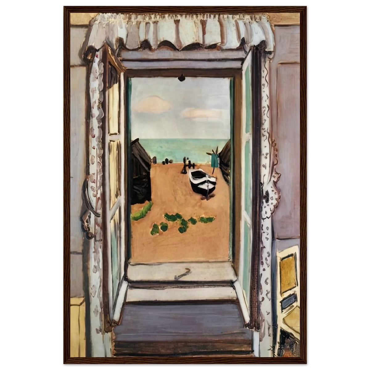 OPEN WINDOW ETRETAT 1920 Framed Poster | Henri Matisse Framed Prints Wall Art | Henri Matisse Print