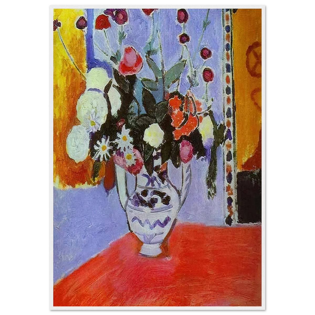 A BUNCH OF FLOWERS 1907 Framed Poster | Henri Matisse Framed Prints Wall Art | Henri Matisse Print