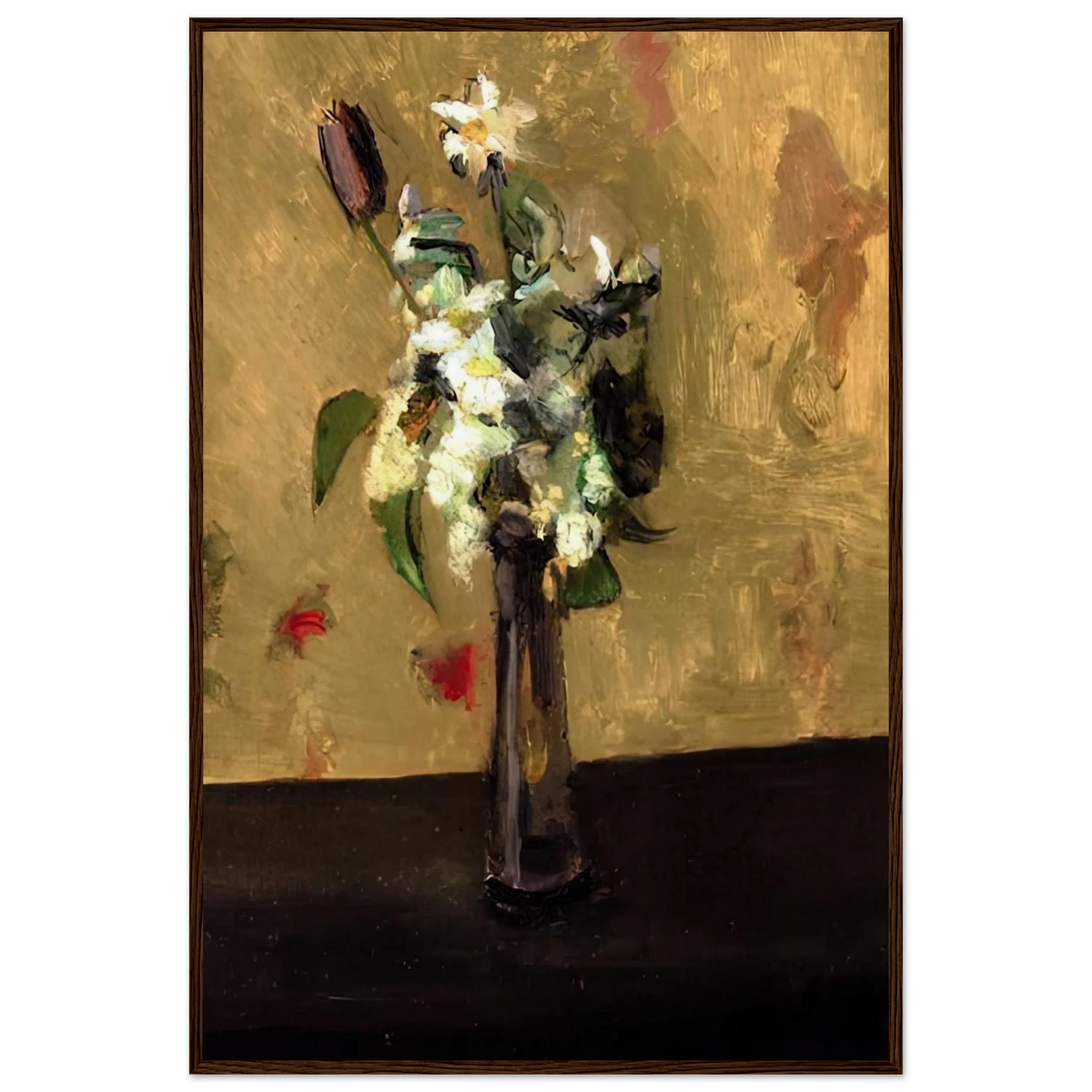 BOUQUET OF FLOWERS IN A CRYSTAL VASE 1902 Framed Poster | Henri Matisse Framed Prints Wall Art | Henri Matisse Print