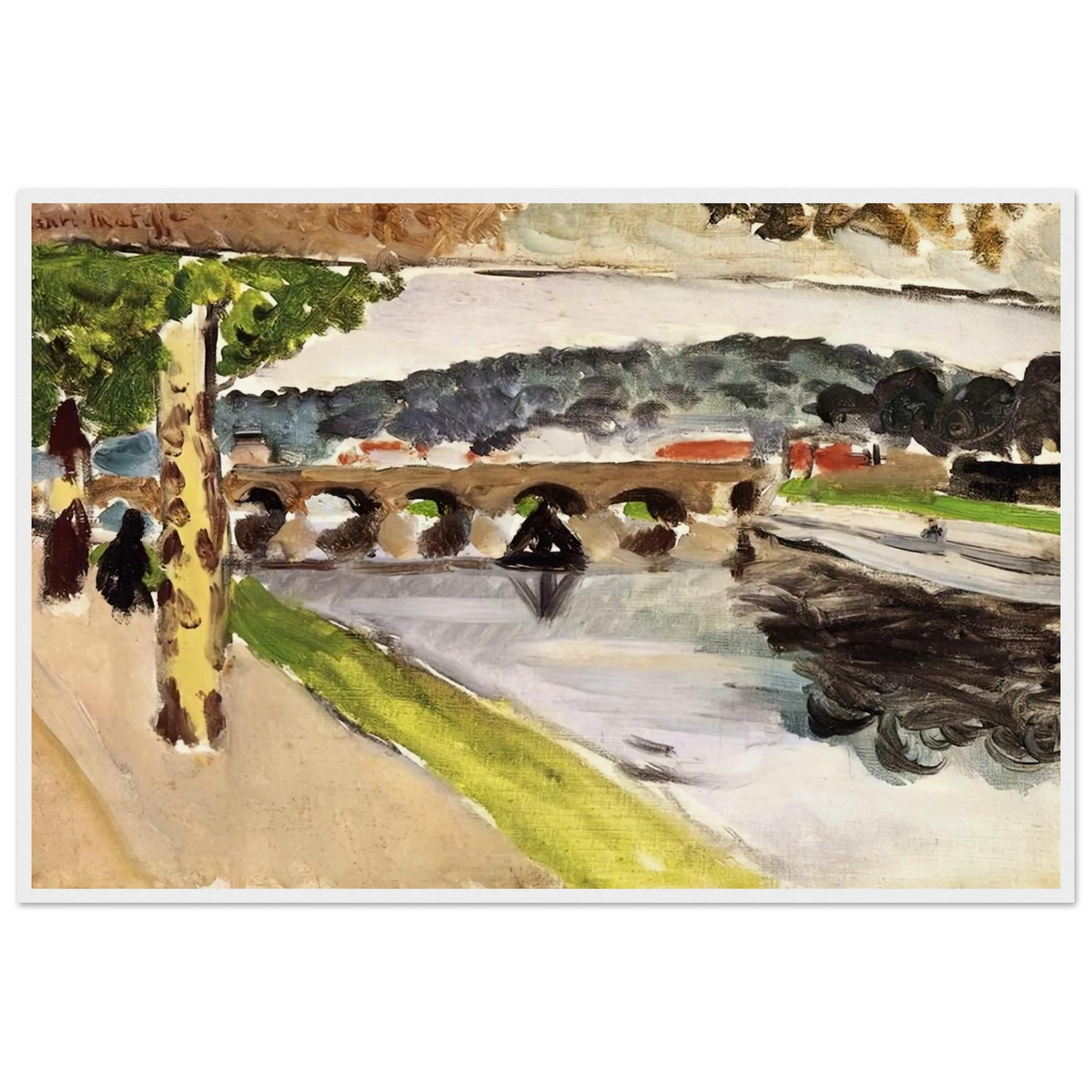 PARADE PLATANES 1917 Framed Poster | Henri Matisse Framed Prints Wall Art | Henri Matisse Print
