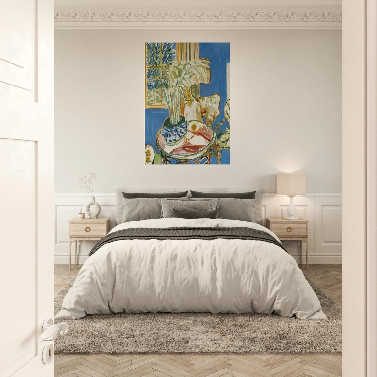 BLUE INTERIOR 1947 Canvas | Henri Matisse Canvas | Henri Matisse Print