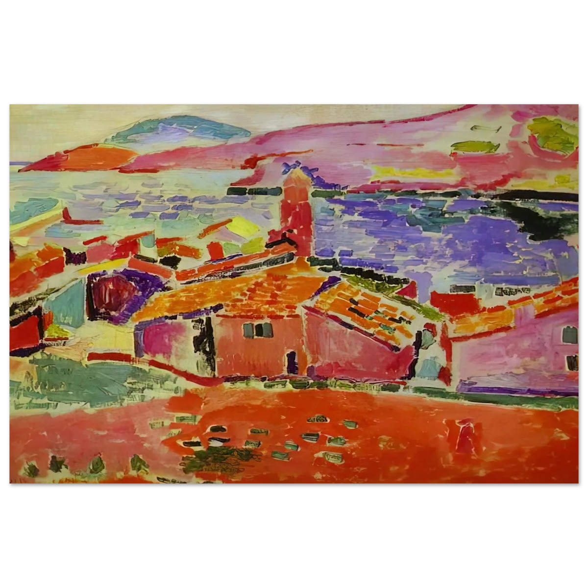 VIEW OF COLLIOURE 1 Poster | Henri Matisse Poster | Henri Matisse Print