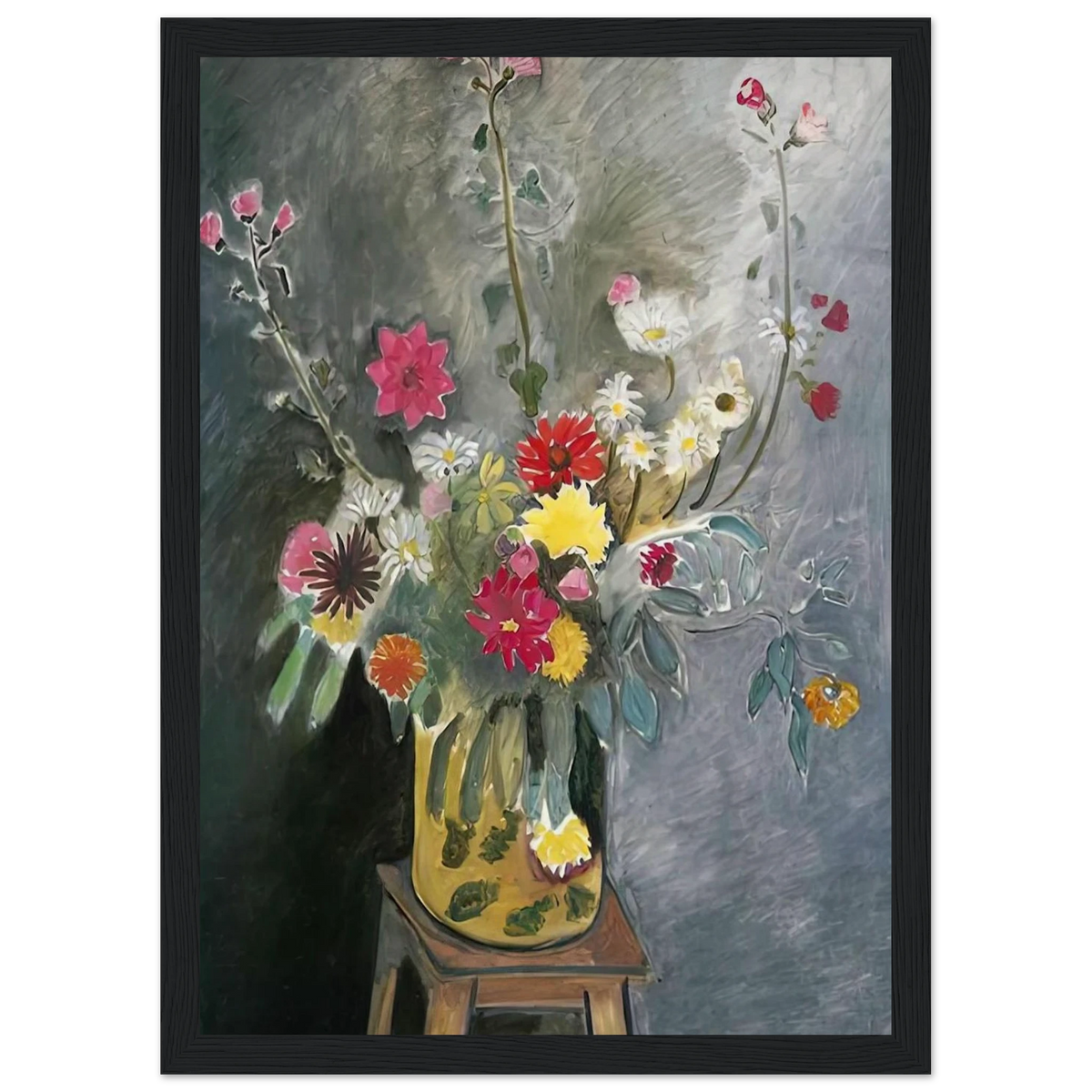 BOUQUET OF MIXED FLOWERS 1917 Framed Poster | Henri Matisse Framed Prints Wall Art | Henri Matisse Print