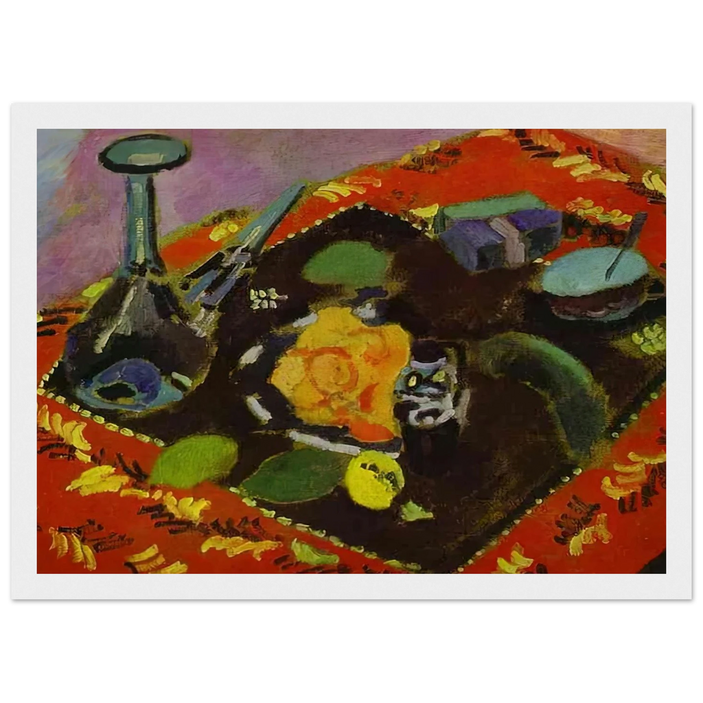 DISHES AND FRUIT 1906 Framed Poster | Henri Matisse Framed Prints Wall Art | Henri Matisse Print