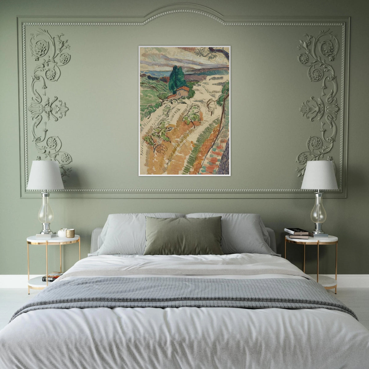 PAYSAGE ST TROPEZ 1904 Framed Poster | Henri Matisse Framed Prints Wall Art | Henri Matisse Print