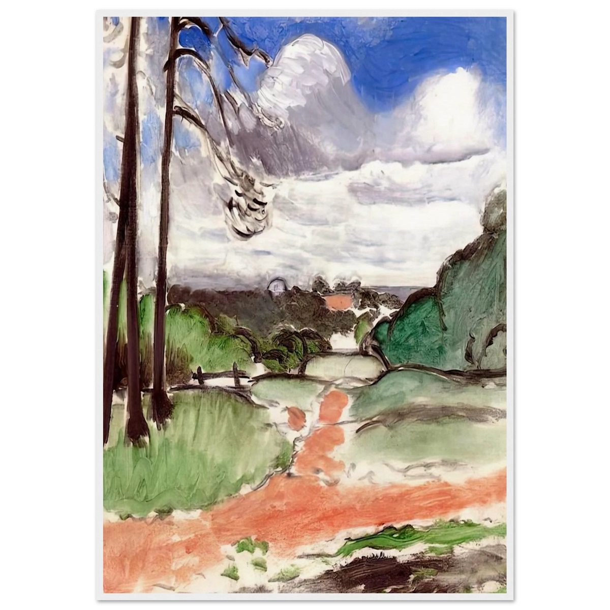 CHALAIS MEUDON 1917 Framed Poster | Henri Matisse Framed Prints Wall Art | Henri Matisse Print