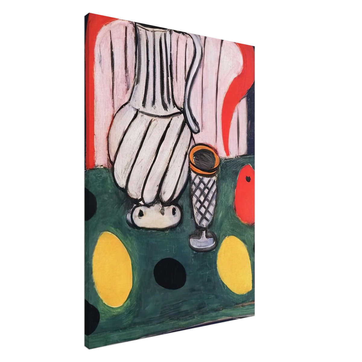 TIN PITCHER LEMON AND ARMCHAIR 1939 Canvas | Henri Matisse Canvas | Henri Matisse Print