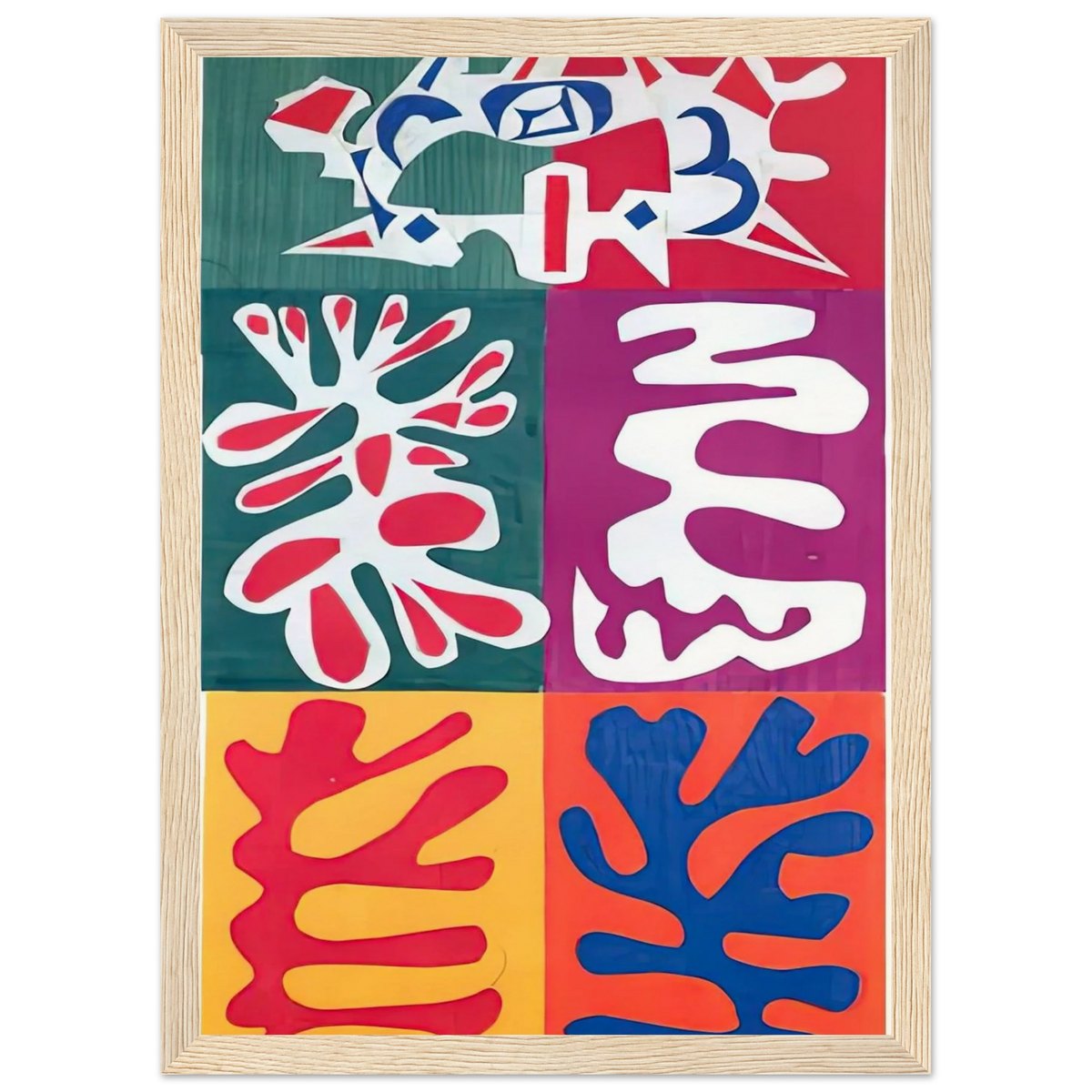 PANEL WITH MASK 1947 Framed Poster | Henri Matisse Framed Prints Wall Art | Henri Matisse Print