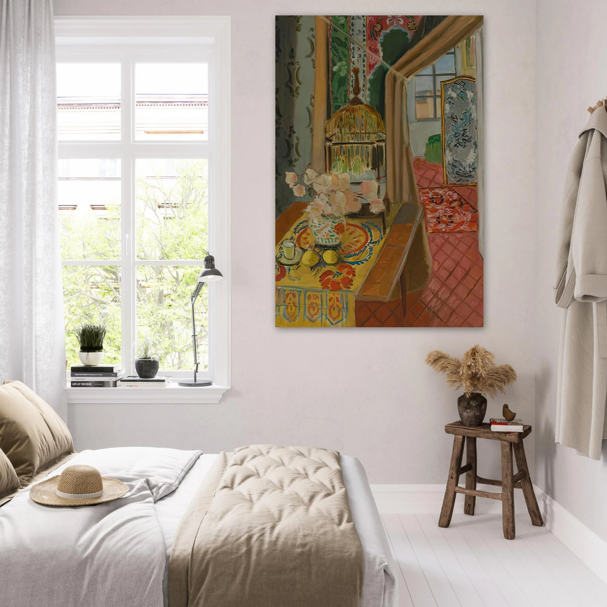 INTERIOR FLOWERS AND PARAKEETS 1924 Poster | Henri Matisse Poster | Henri Matisse Print