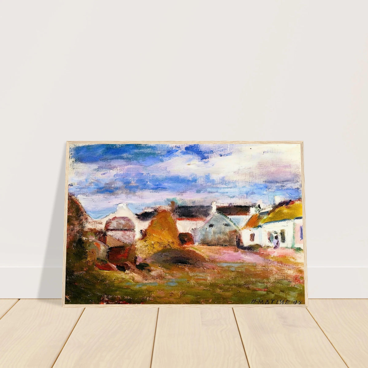 FARMYARD IN BRITTANY 1897 Framed Poster | Henri Matisse Framed Prints Wall Art | Henri Matisse Print