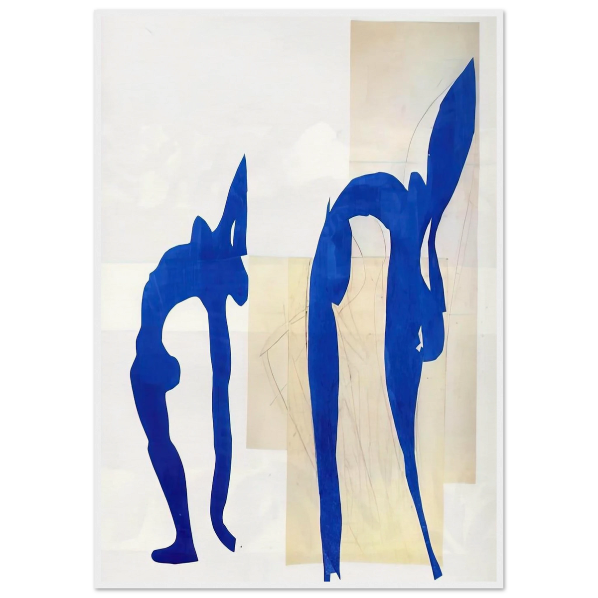 BLUE NUDES Framed Poster | Henri Matisse Framed Prints Wall Art | Henri Matisse Print
