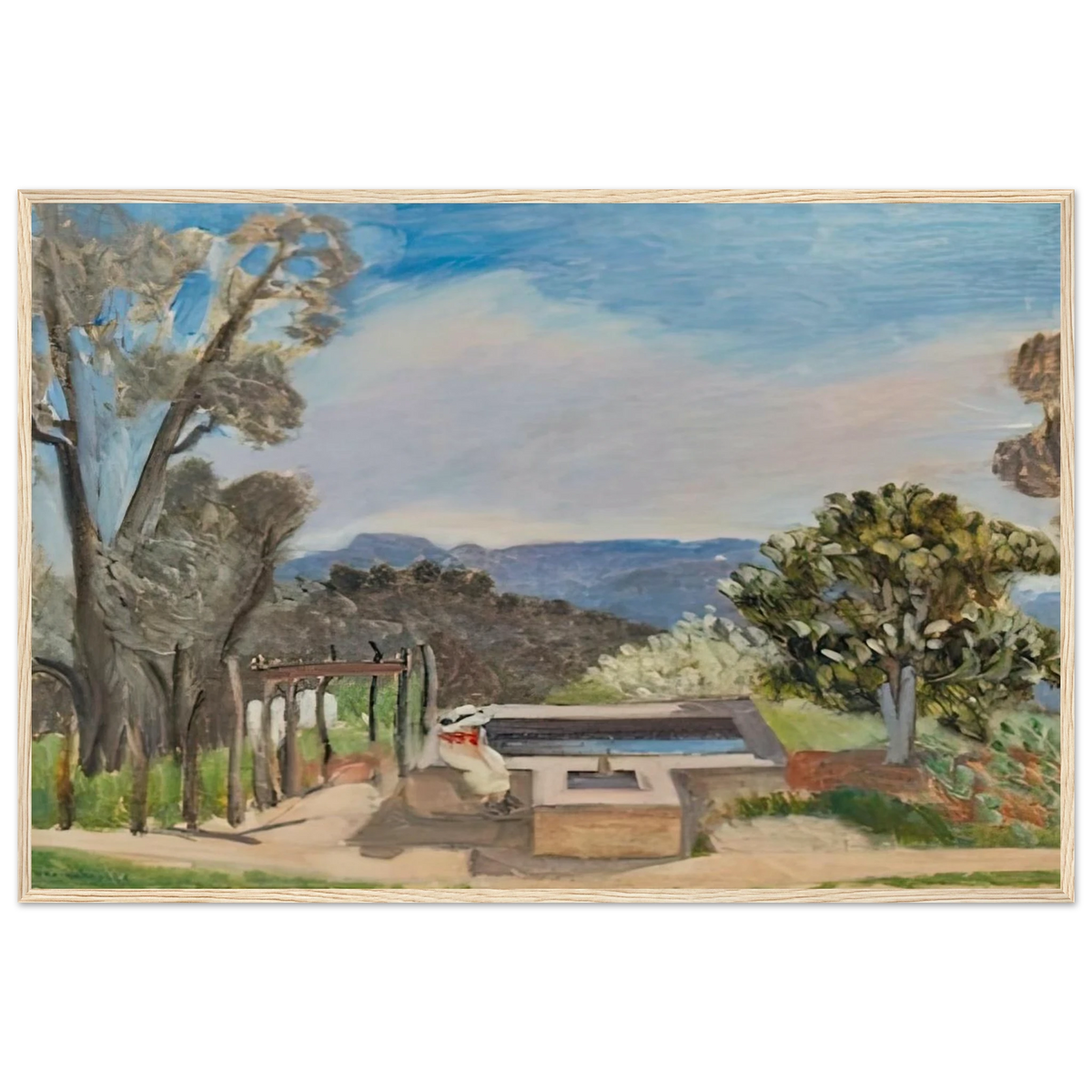 LE VIVIER PAYSAGE DE PROVENCE 1923 Framed Poster | Henri Matisse Framed Prints Wall Art | Henri Matisse Print