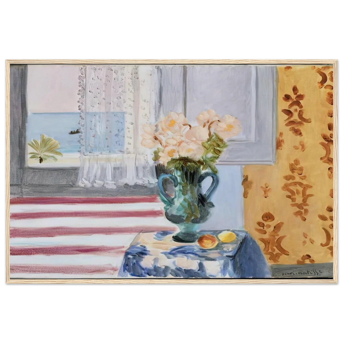 VASE OF FLOWERS 1924 Framed Poster | Henri Matisse Framed Prints Wall Art | Henri Matisse Print