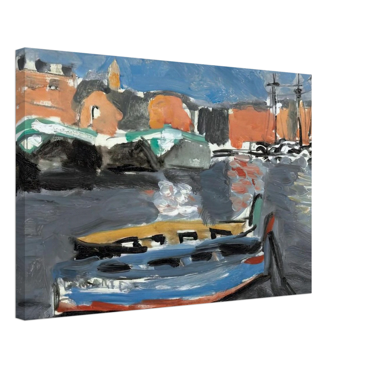 PORT DE MARSEILLE 1917 Canvas | Henri Matisse Canvas | Henri Matisse Print