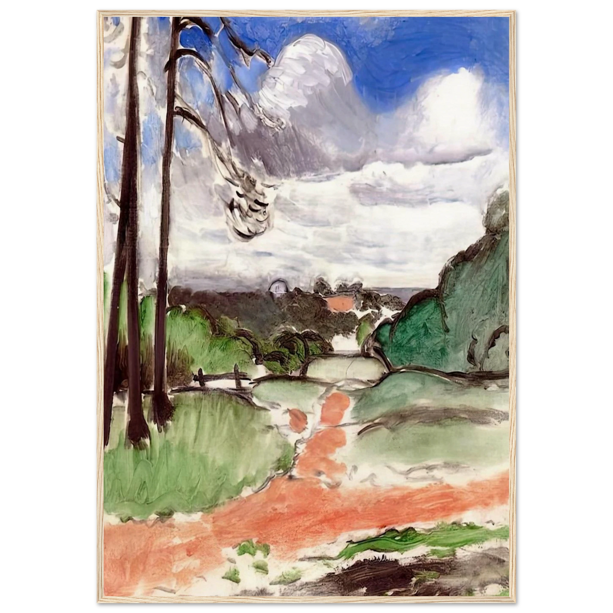 CHALAIS MEUDON 1917 Framed Poster | Henri Matisse Framed Prints Wall Art | Henri Matisse Print