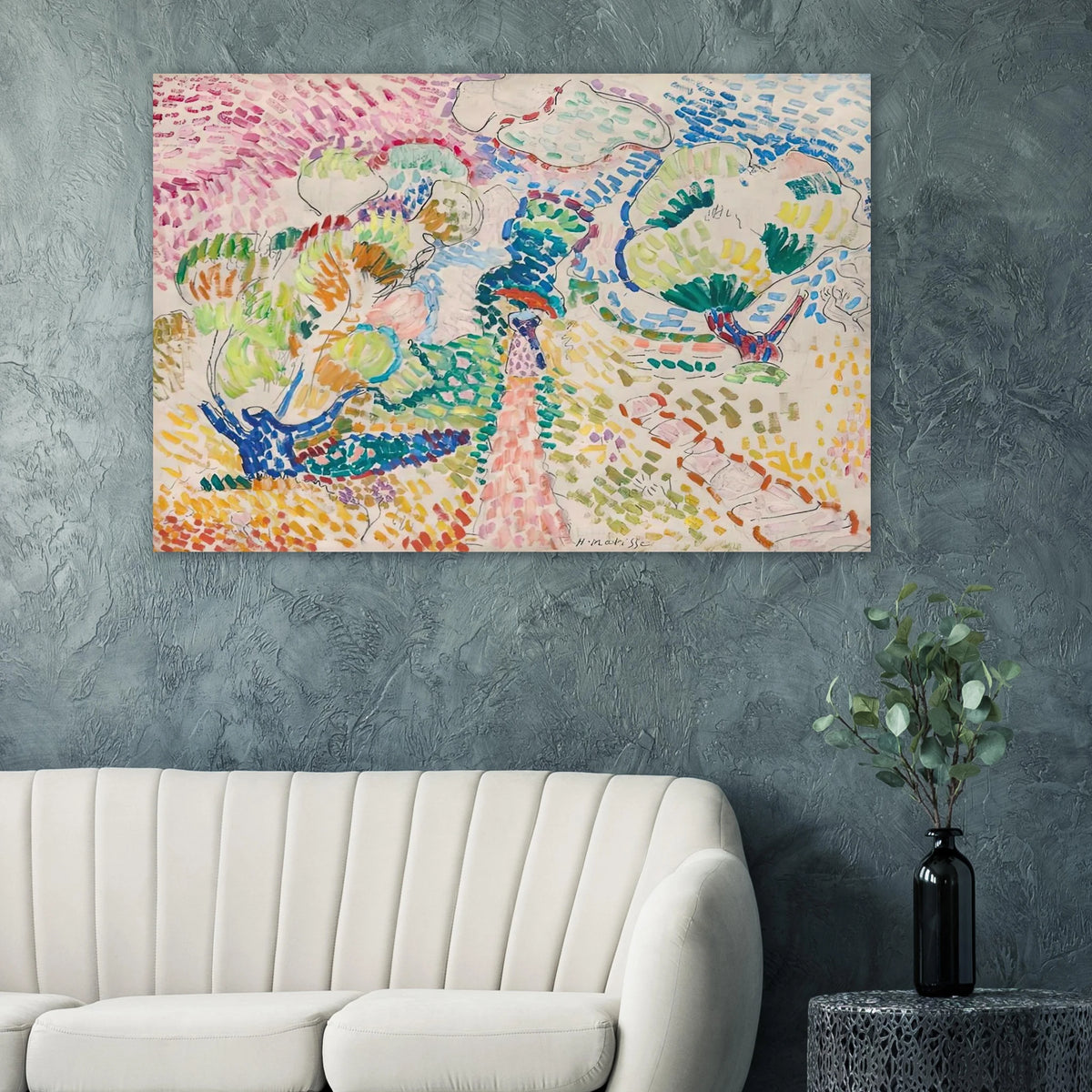 MADAME MATISSE IN THE OLIVE GROVE 1905 Poster | Henri Matisse Poster | Henri Matisse Print