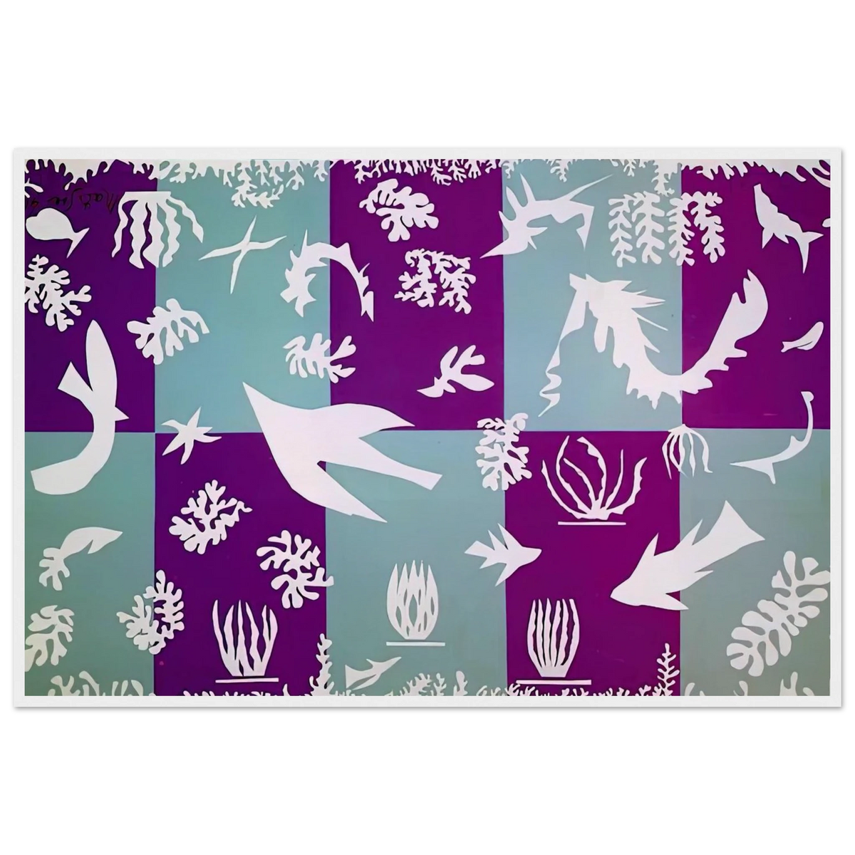 POLYNESIA LA MER 1946 Framed Poster | Henri Matisse Framed Prints Wall Art | Henri Matisse Print