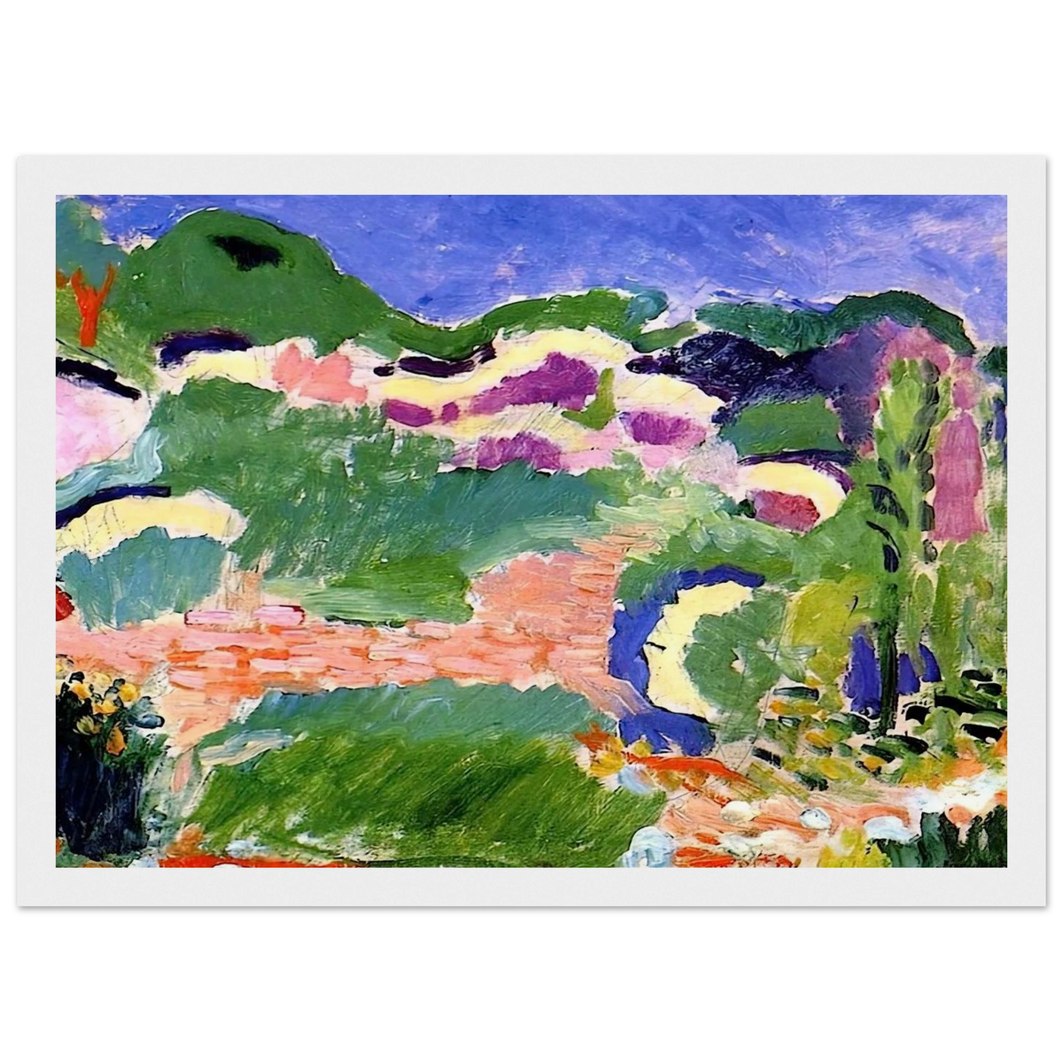 LES GENETS 1905 Framed Poster | Henri Matisse Framed Prints Wall Art | Henri Matisse Print
