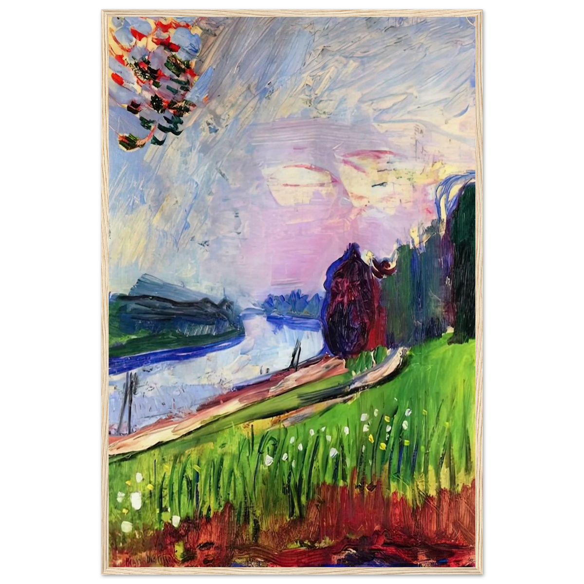 COPSE OF THE BANKS OF THE GARONNE 1900 Framed Poster | Henri Matisse Framed Prints Wall Art | Henri Matisse Print