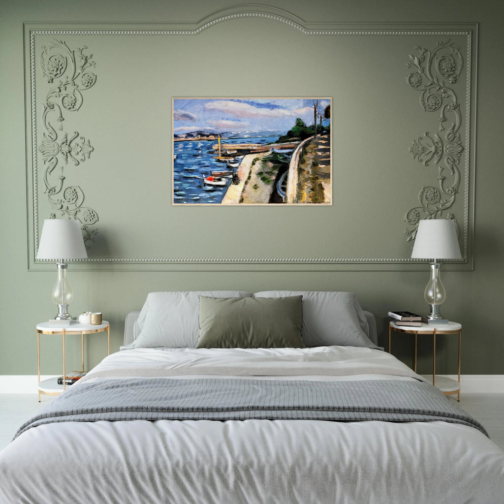 VIEW OF ANTIBES 1925 Framed Poster | Henri Matisse Framed Prints Wall Art | Henri Matisse Print