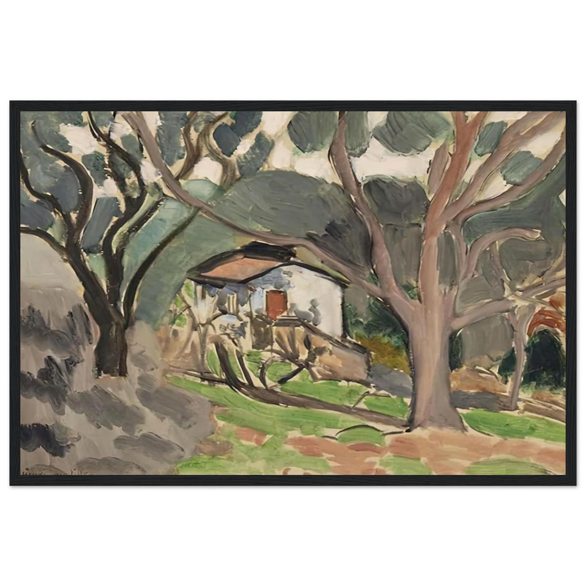 LA MAISONNETTE 1919 Framed Poster | Henri Matisse Framed Prints Wall Art | Henri Matisse Print