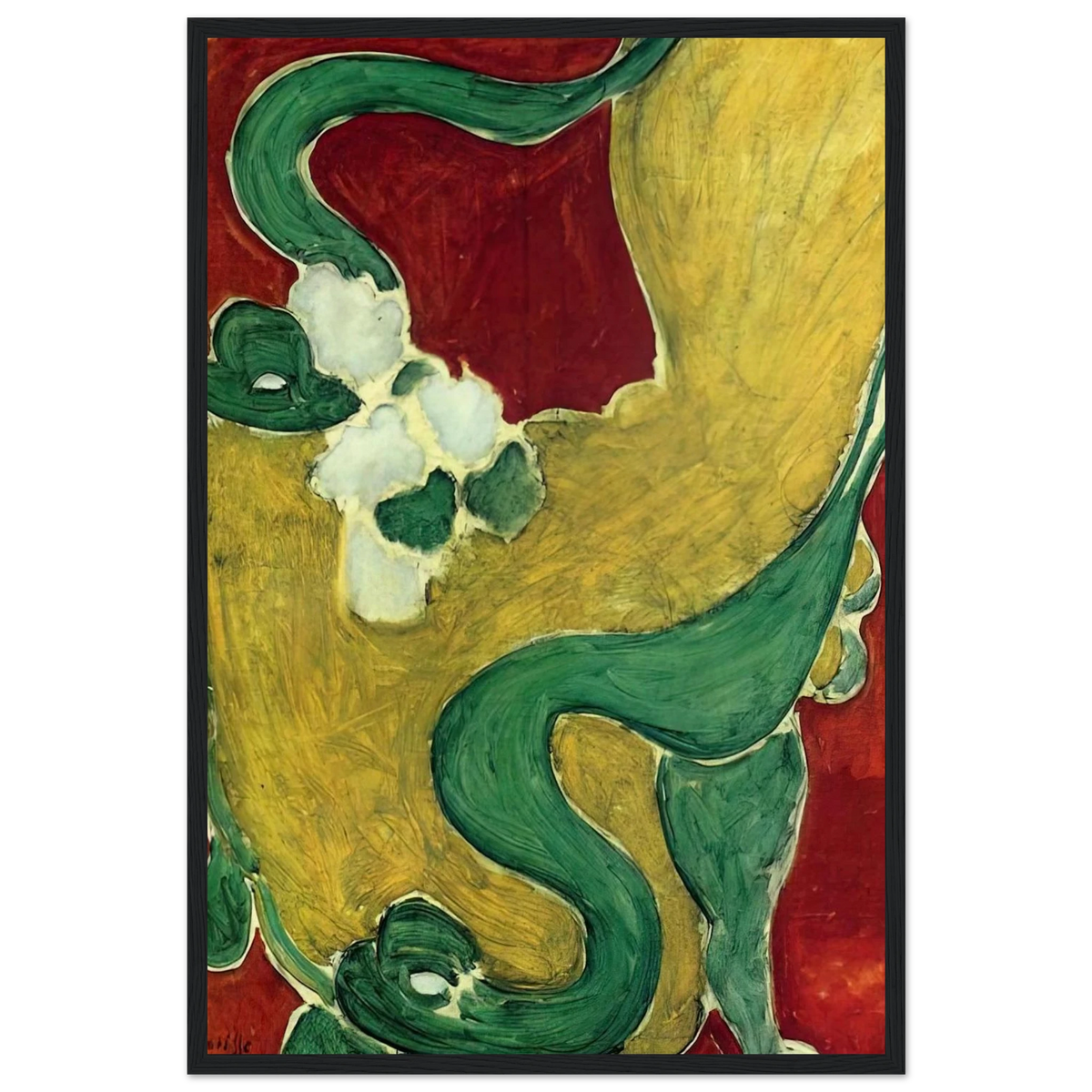 THE RACAILLE CHAIR 1946 Framed Poster | Henri Matisse Framed Prints Wall Art | Henri Matisse Print