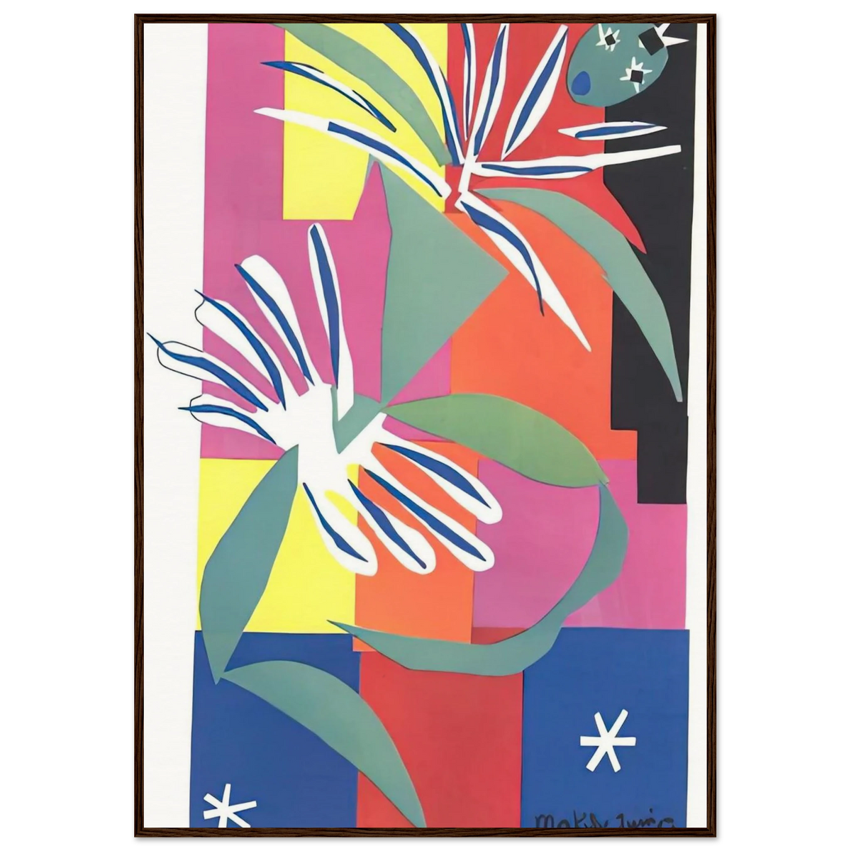 CREOLE DANCER Framed Poster | Henri Matisse Framed Prints Wall Art | Henri Matisse Print