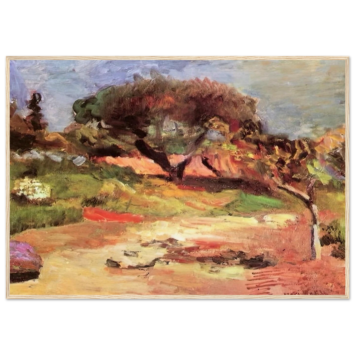 CORSICAN LANDSCAPE 1898 0 Framed Poster | Henri Matisse Framed Prints Wall Art | Henri Matisse Print