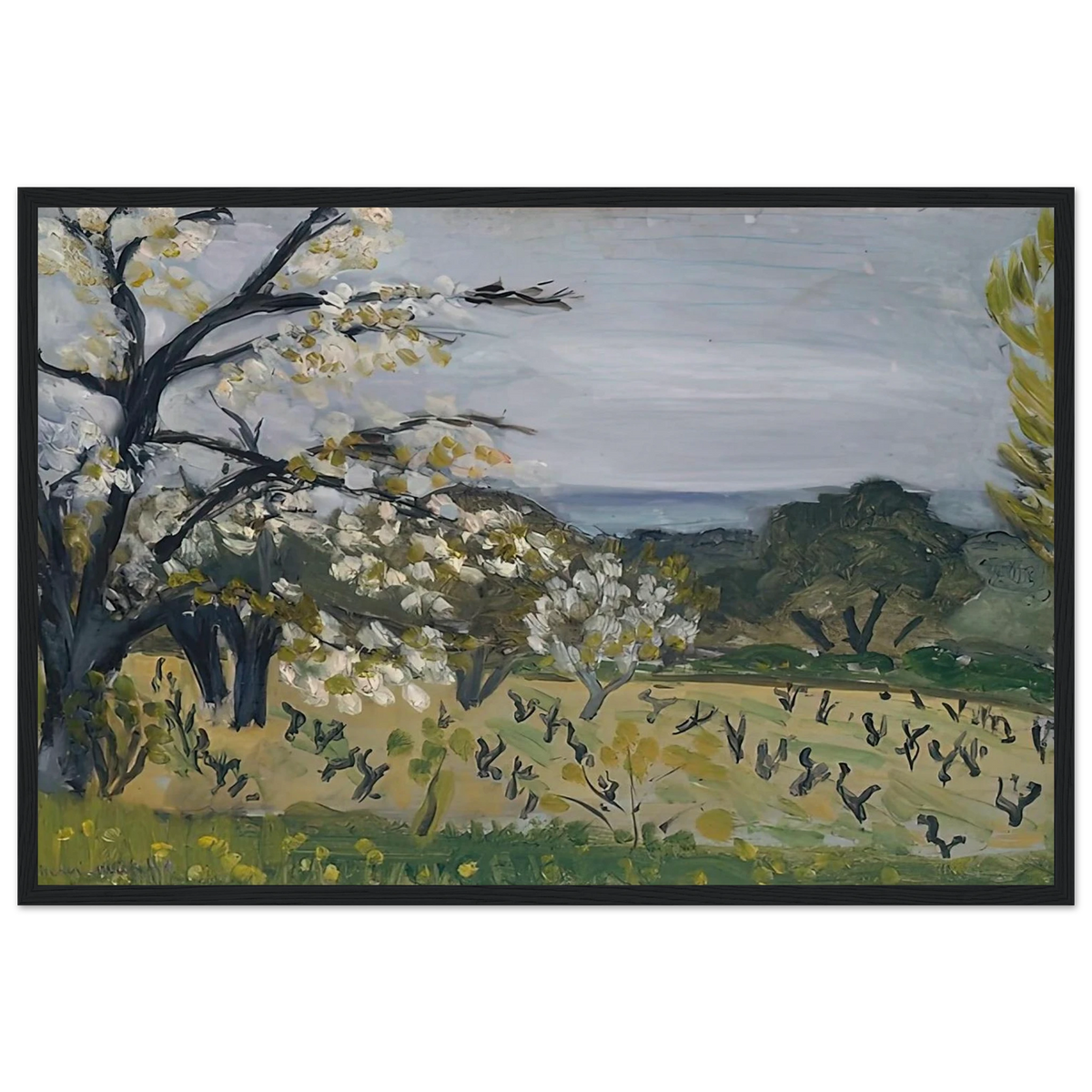 LANDSCAPE NICE 1919 Framed Poster | Henri Matisse Framed Prints Wall Art | Henri Matisse Print