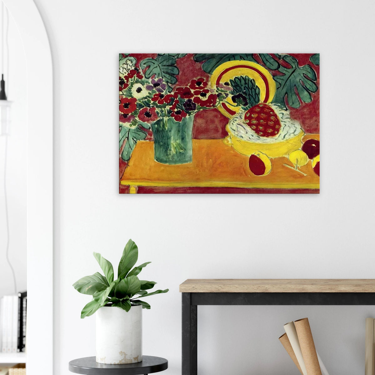 PINEAPPLE AND ANEMONES 1940 Canvas | Henri Matisse Canvas | Henri Matisse Print