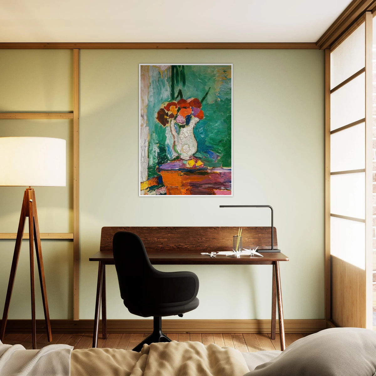 FLOWERS 1907 Framed Poster | Henri Matisse Framed Prints Wall Art | Henri Matisse Print