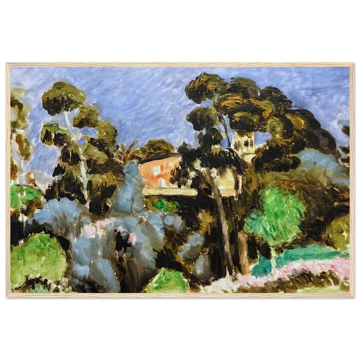 EUCALYPTUS MONT ALBAN 1918 Framed Poster | Henri Matisse Framed Prints Wall Art | Henri Matisse Print