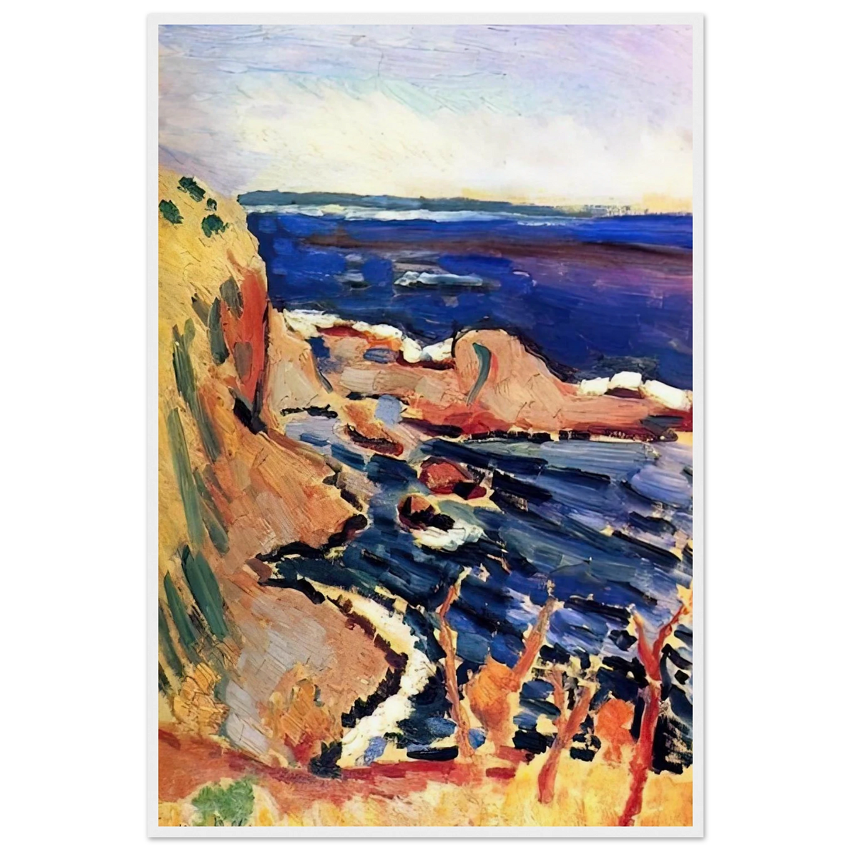 LA MOULADE 1905 Framed Poster | Henri Matisse Framed Prints Wall Art | Henri Matisse Print